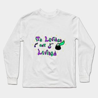 it's leviosa not leviosà Long Sleeve T-Shirt